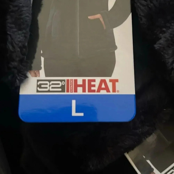 32 Degrees Ladies' Plush Jacket🎁 Large Blue - Picture 9 of 11